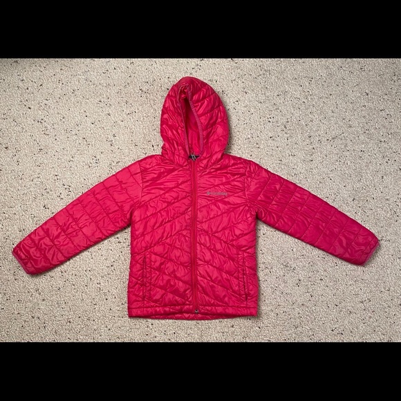 Pink Columbia Puffer Hooded Jacket Size s - Picture 1 of 5